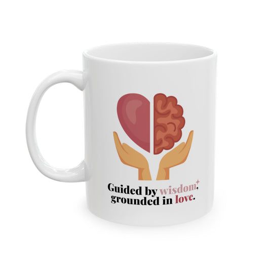 Guided & Grounded Ceramic Mug, (11oz, 15oz)
