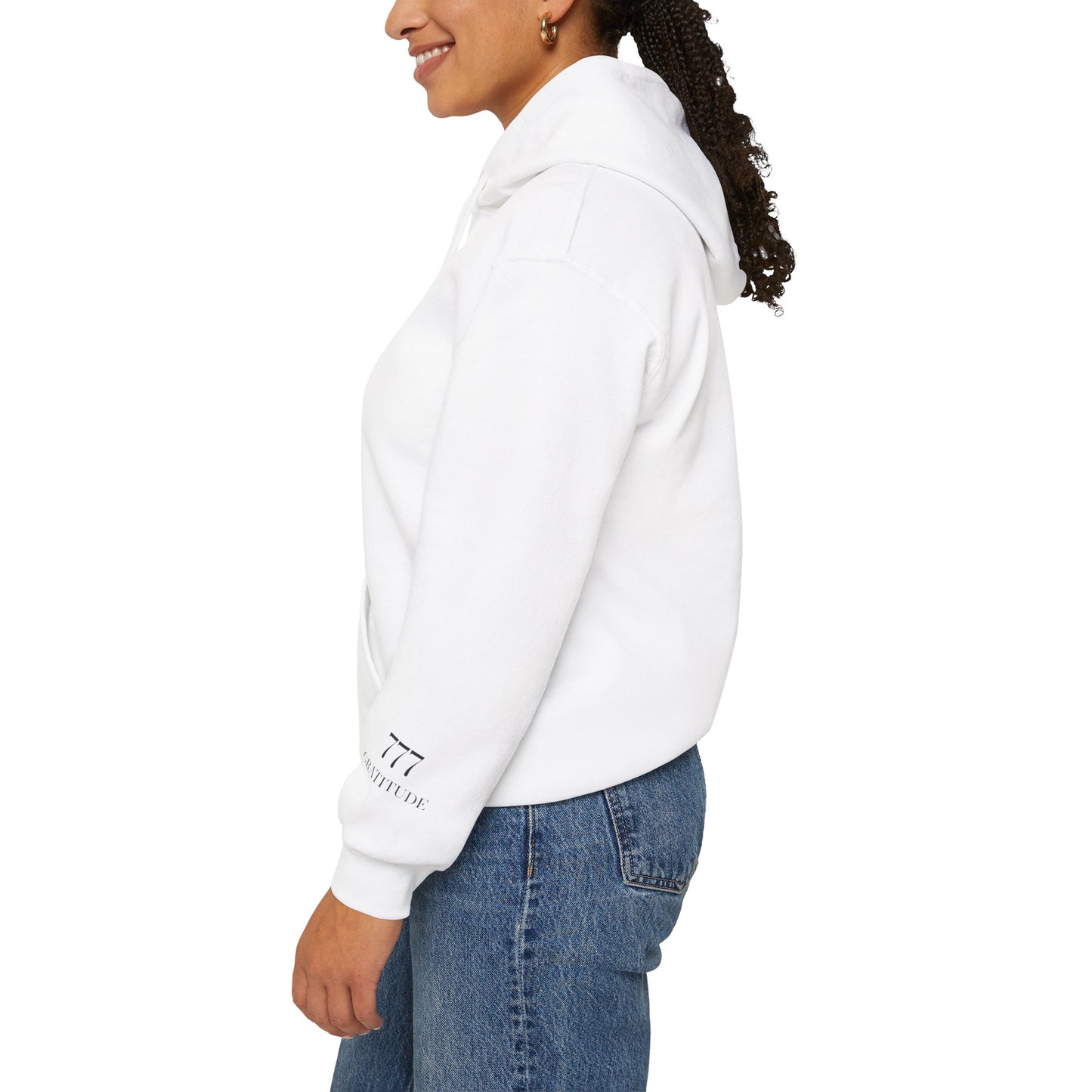 The Energy Code 777 Hoodie (Special Sleeve Edition) - White