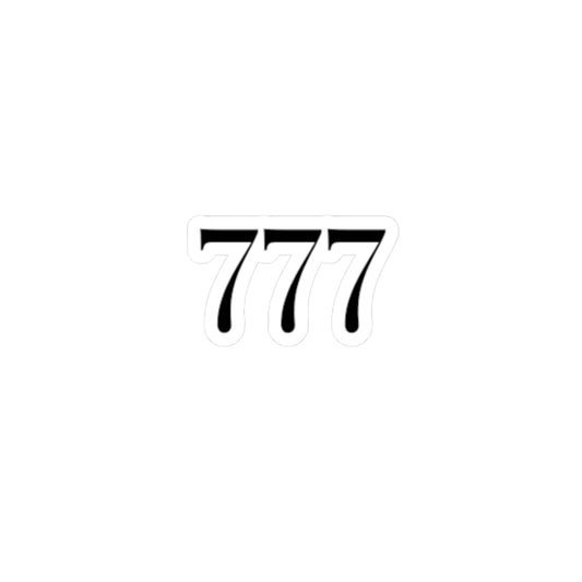 "777" Sticker