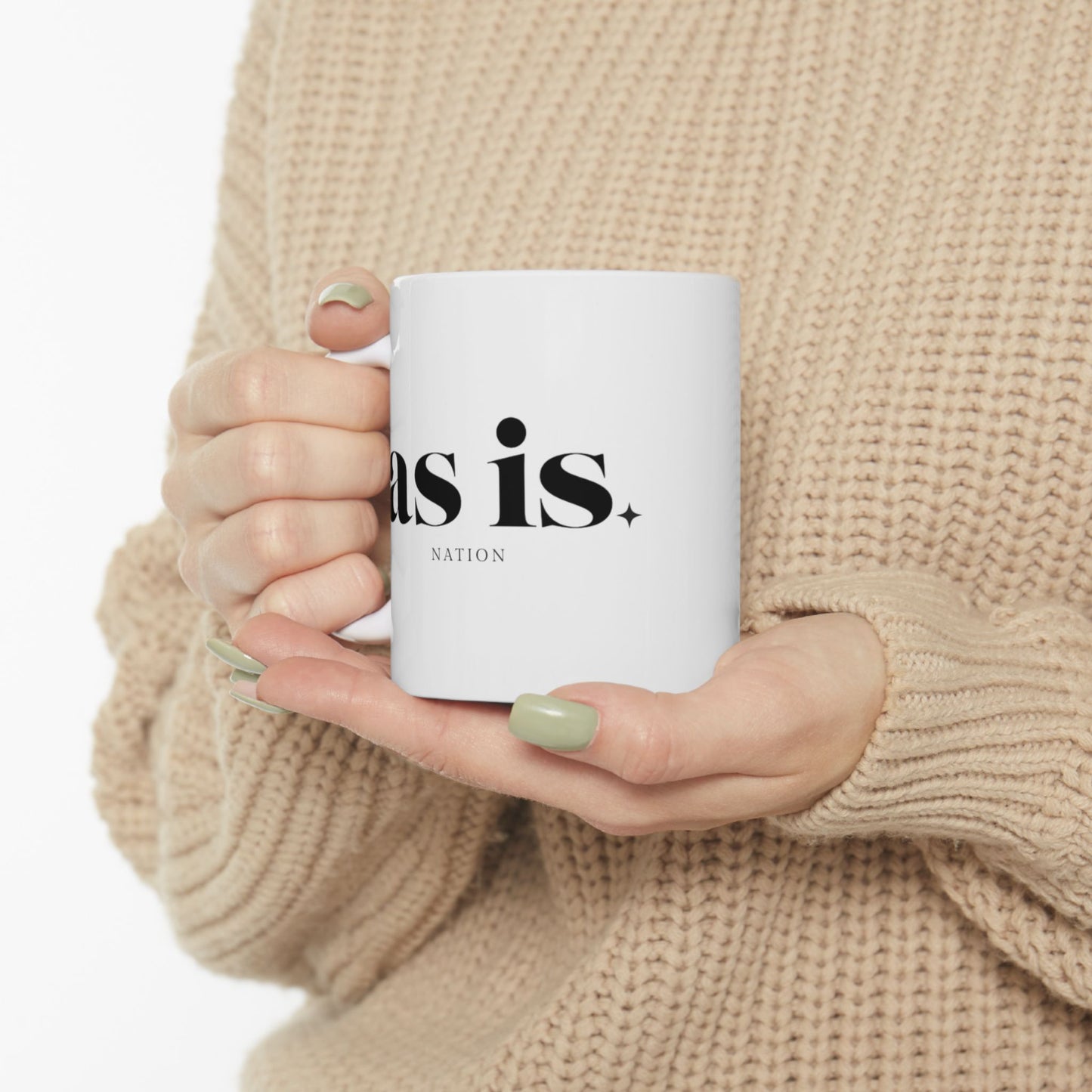 As Is Ceramic Mug, (11oz, 15oz)