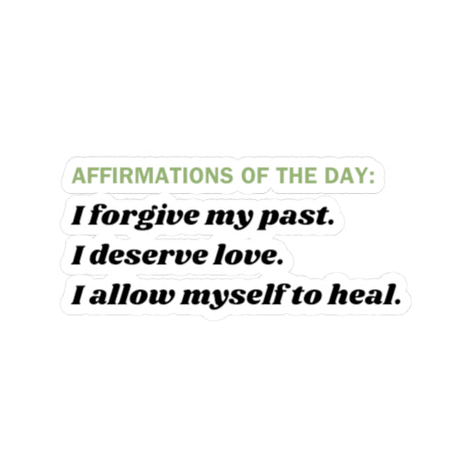"As Is Affirmation Set" Sticker